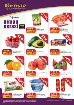 GRŪSTĖ akcijų leidinys „Ko gero, pigiau nerasi“