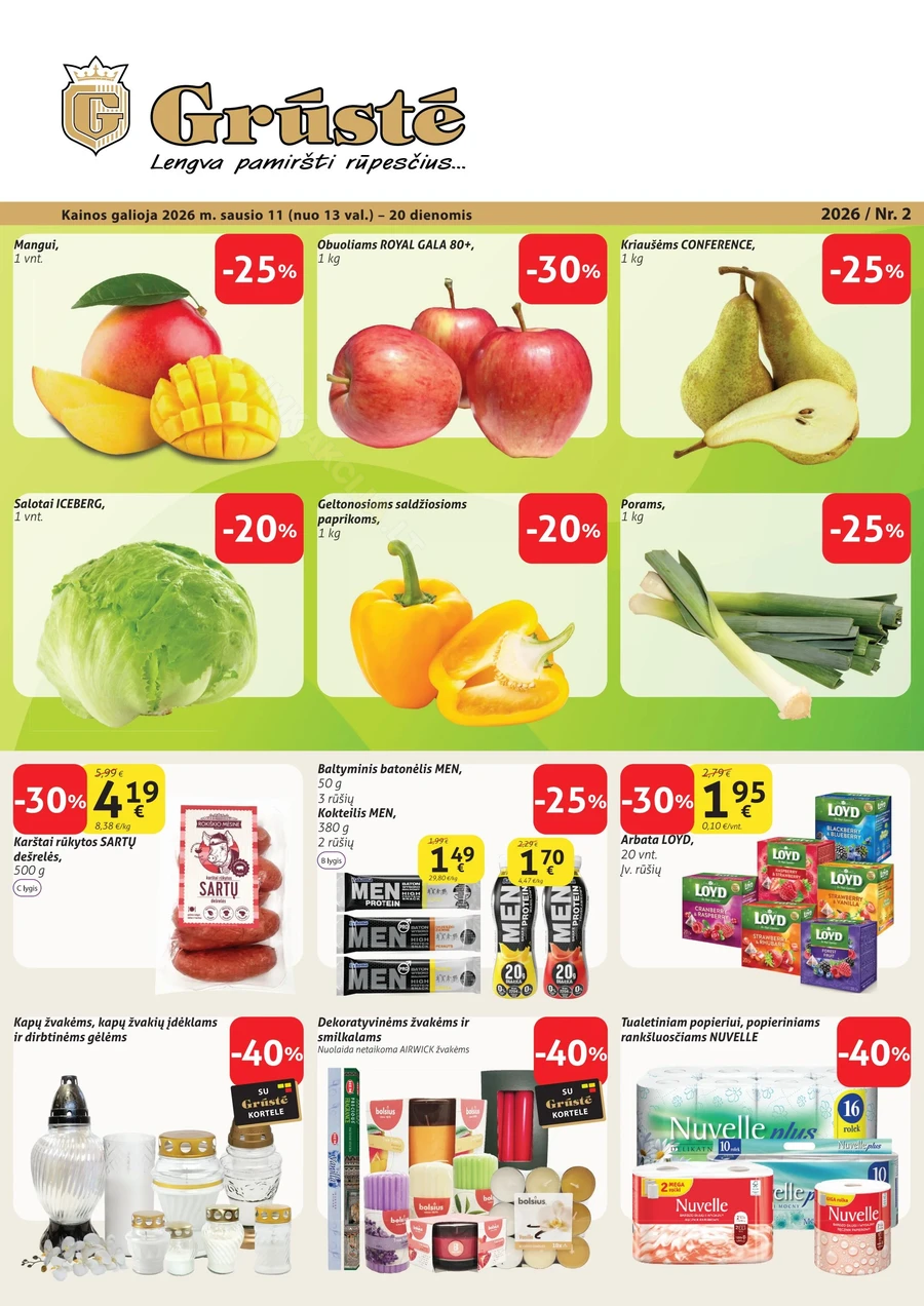 GRŪSTĖ akcijų leidinys Nr. 2 puslapis 1