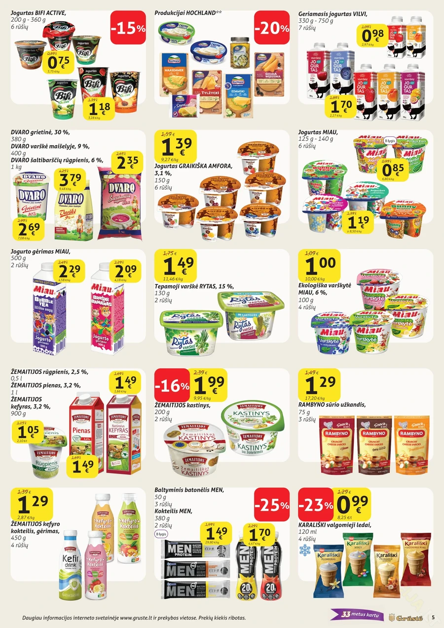 GRŪSTĖ akcijų leidinys Nr. 2 puslapis 5