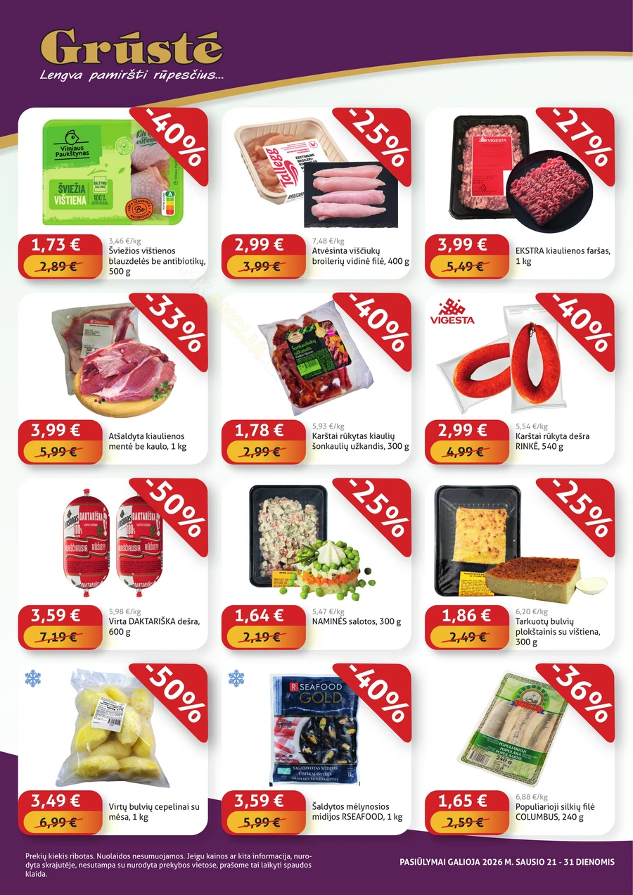 GRŪSTĖ akcijų leidinys „Ko gero, pigiau nerasi“ puslapis 2