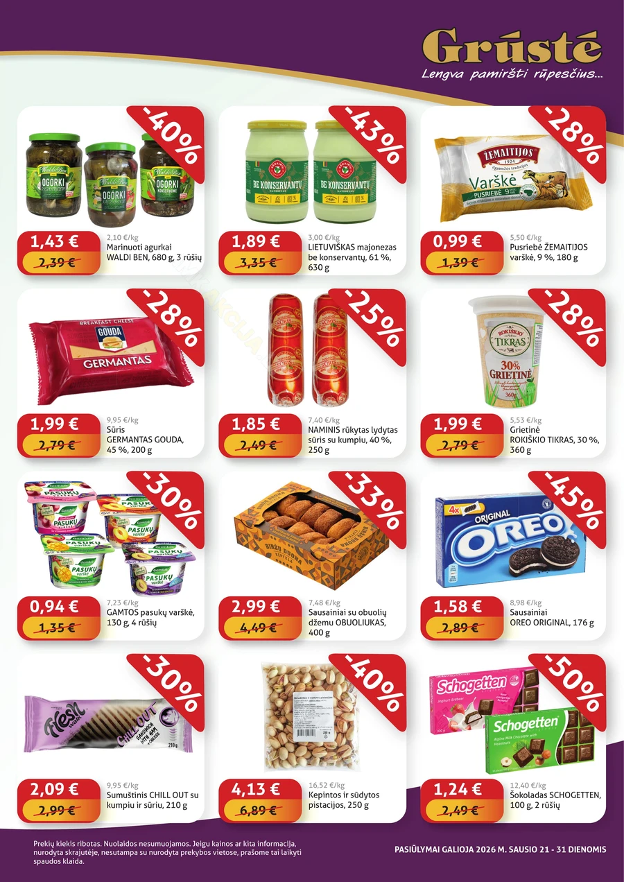 GRŪSTĖ akcijų leidinys „Ko gero, pigiau nerasi“ puslapis 3