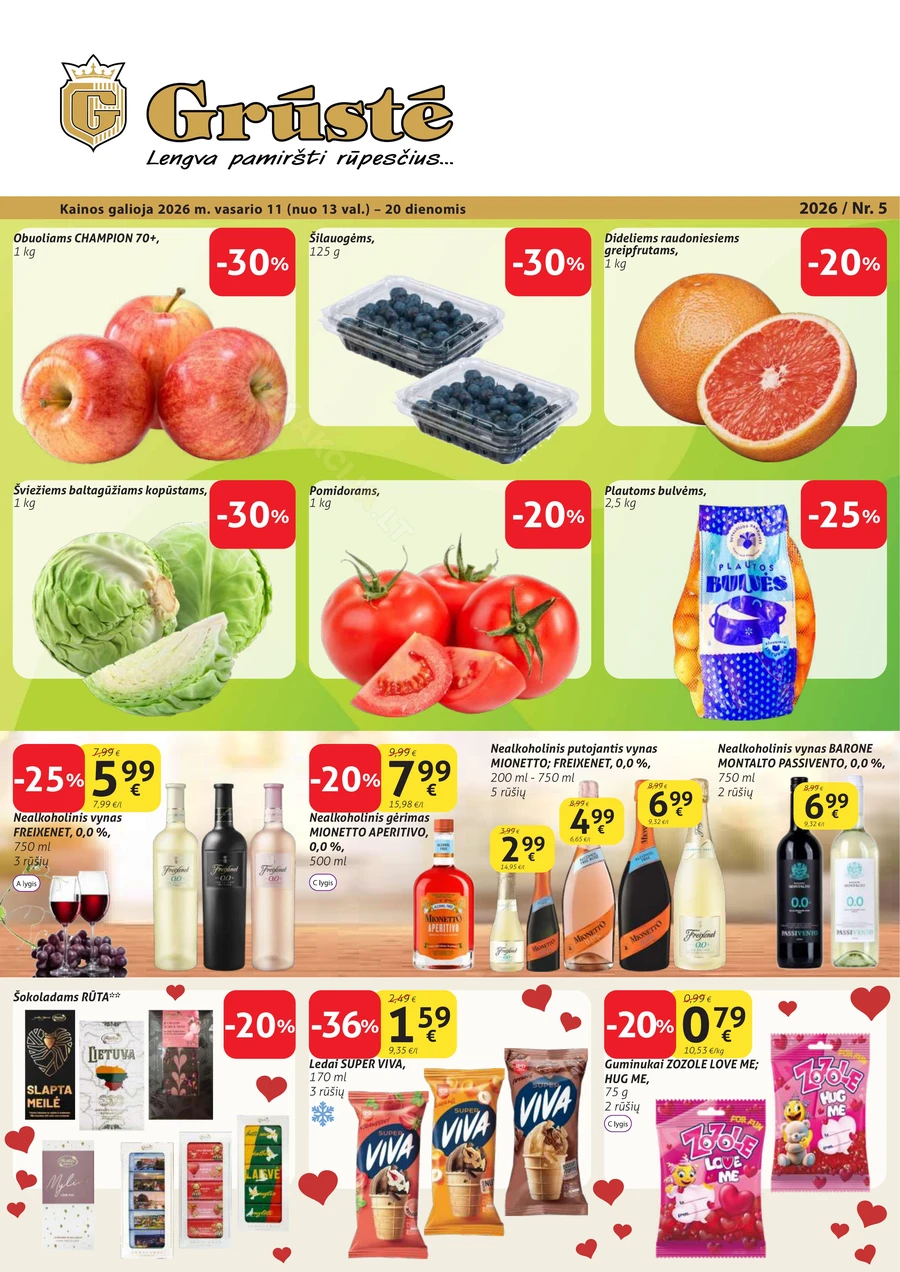 GRŪSTĖ akcijų leidinys Nr. 5 puslapis 1