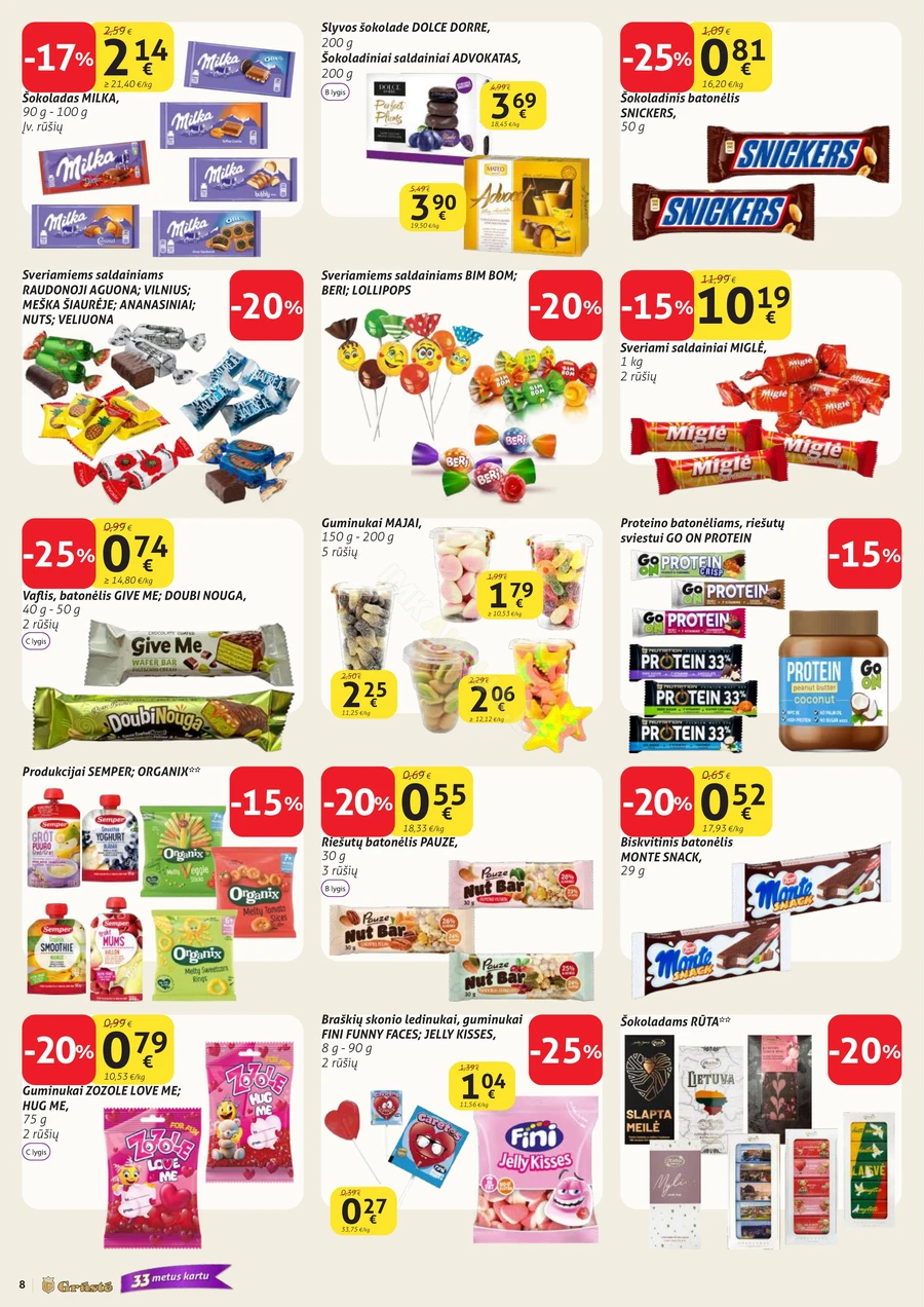 GRŪSTĖ akcijų leidinys Nr. 5 puslapis 8