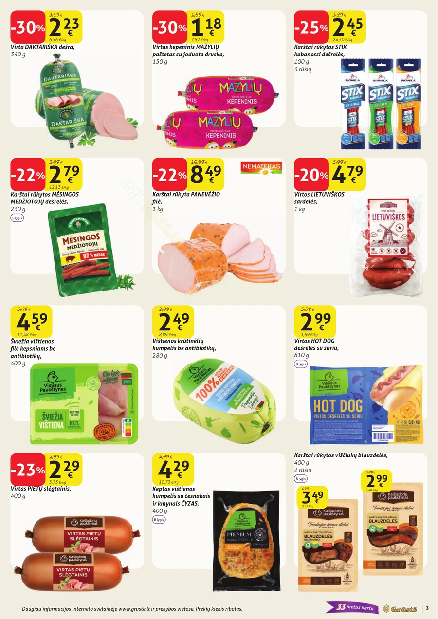 GRŪSTĖ akcijų leidinys Nr. 7 puslapis 3