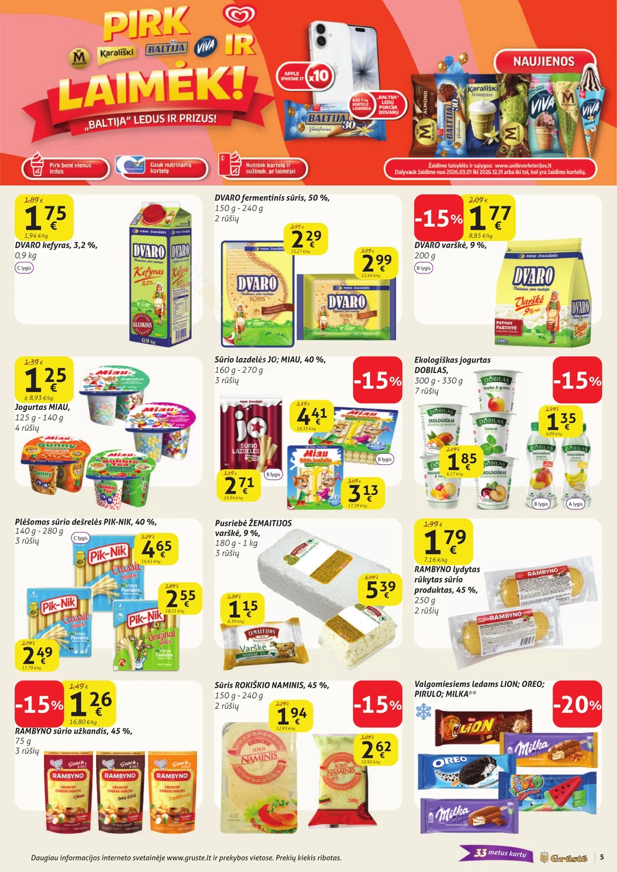 GRŪSTĖ akcijų leidinys Nr. 7 puslapis 5