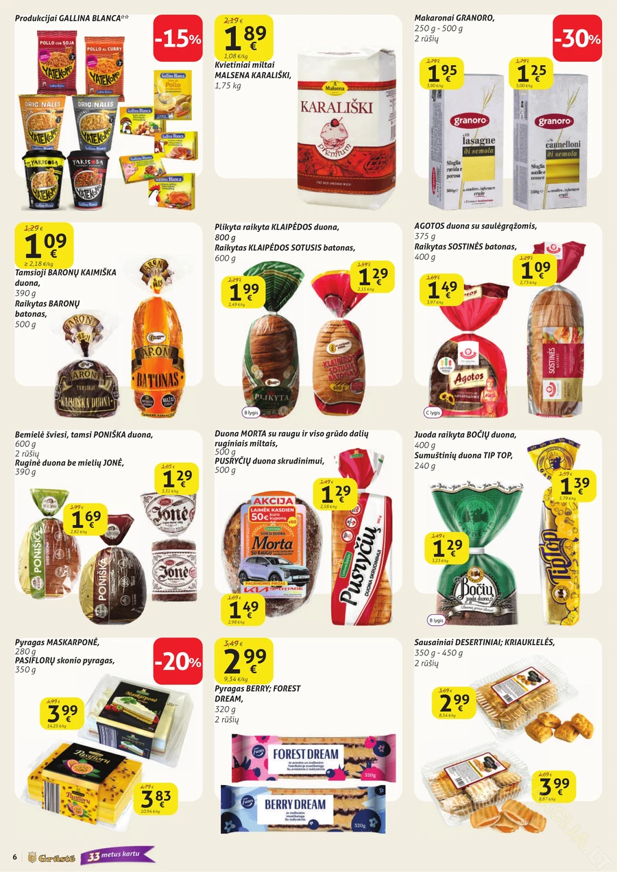 GRŪSTĖ akcijų leidinys Nr. 7 puslapis 6