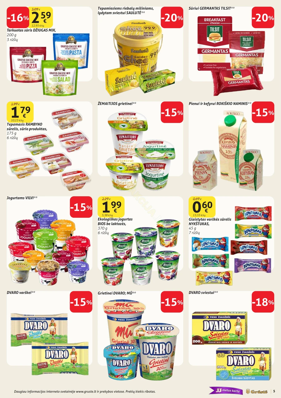 GRŪSTĖ akcijų leidinys Nr. 8 puslapis 5