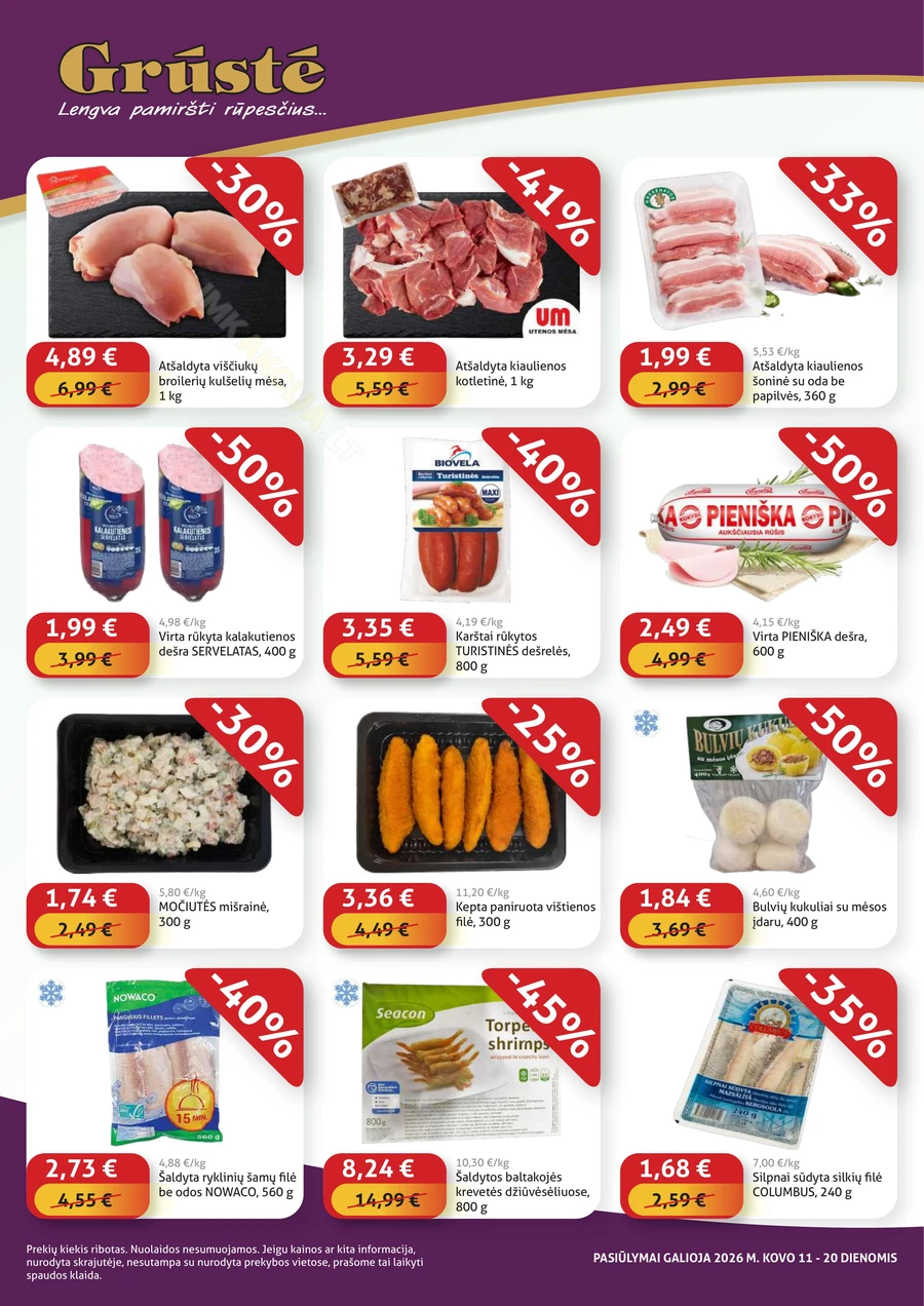 GRŪSTĖ akcijų leidinys „Ko gero, pigiau nerasi“ puslapis 2