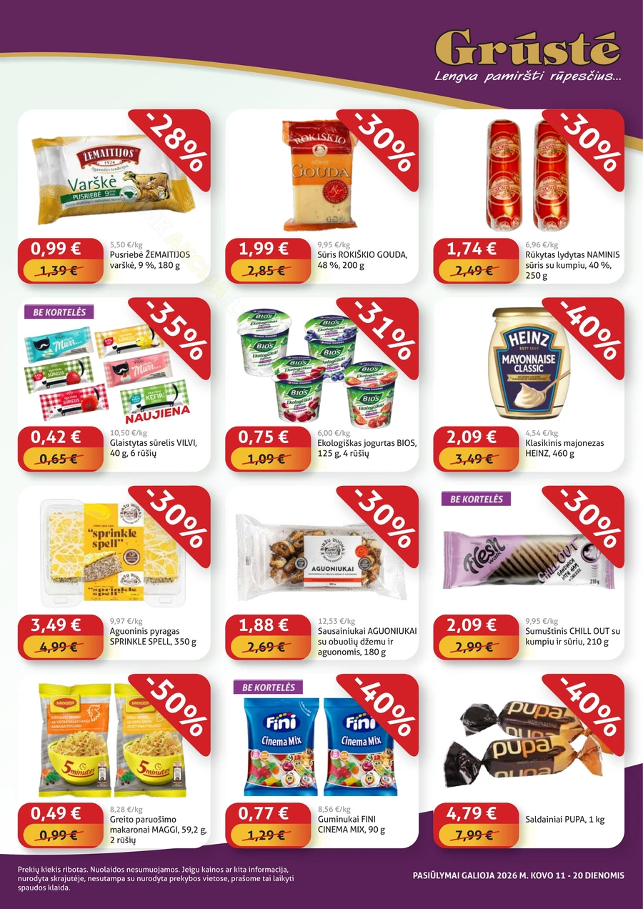 GRŪSTĖ akcijų leidinys „Ko gero, pigiau nerasi“ puslapis 3