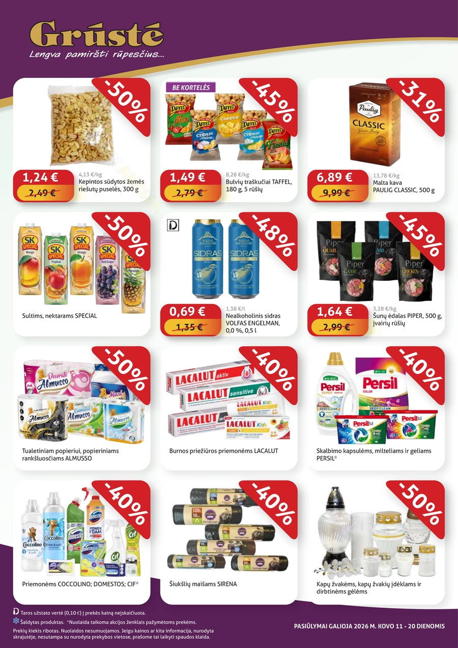 GRŪSTĖ akcijų leidinys „Ko gero, pigiau nerasi“ puslapis 4