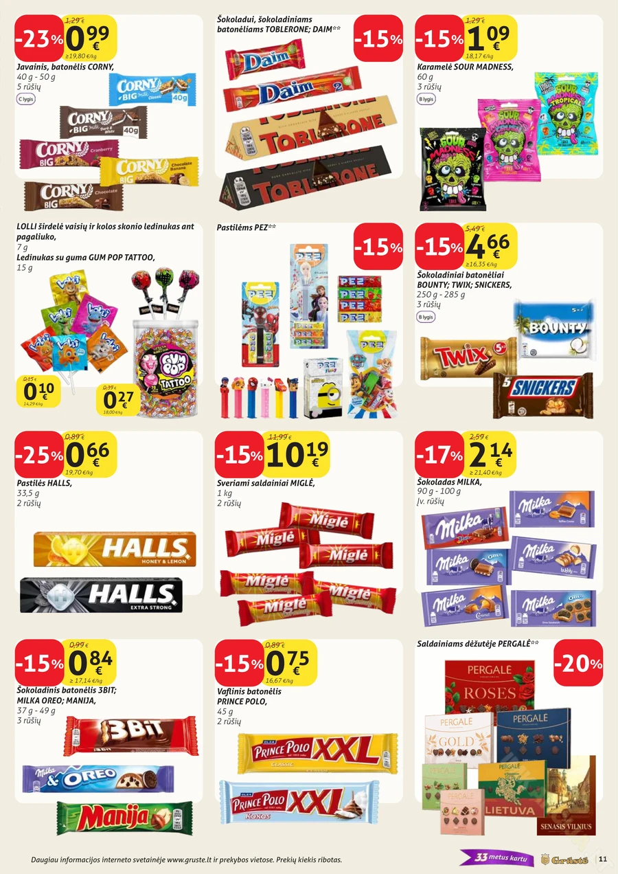 GRŪSTĖ akcijų leidinys Nr. 9 puslapis 11