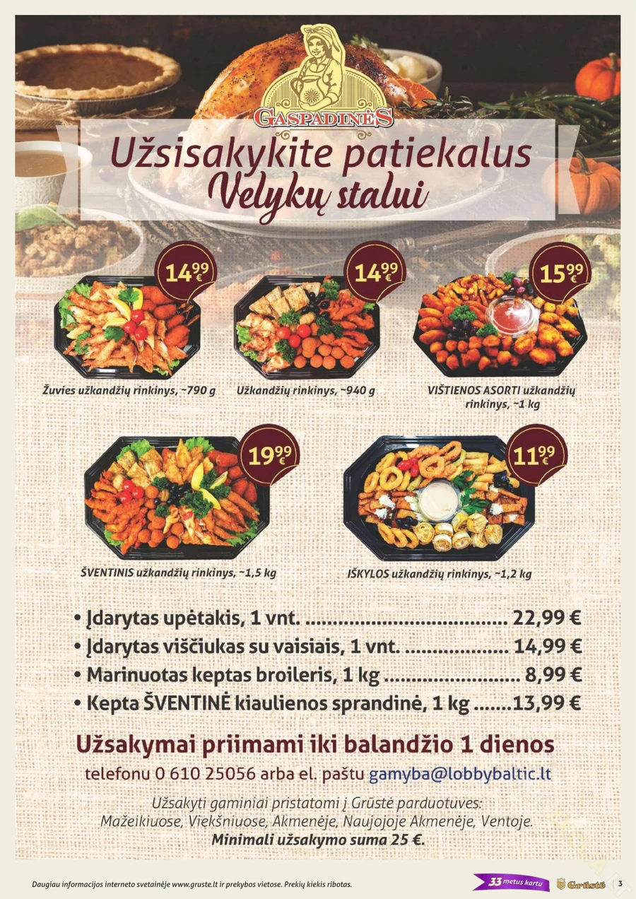 GRŪSTĖ akcijų leidinys Nr. 9 puslapis 3