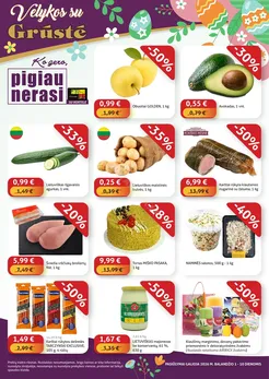 GRŪSTĖ akcijų leidinys „Ko gero, pigiau nerasi“