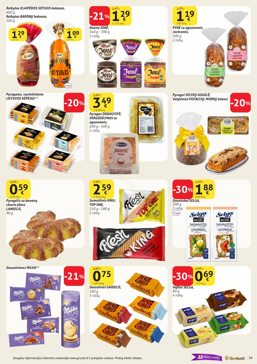 GRŪSTĖ akcijų leidinys Nr. 10 puslapis 11