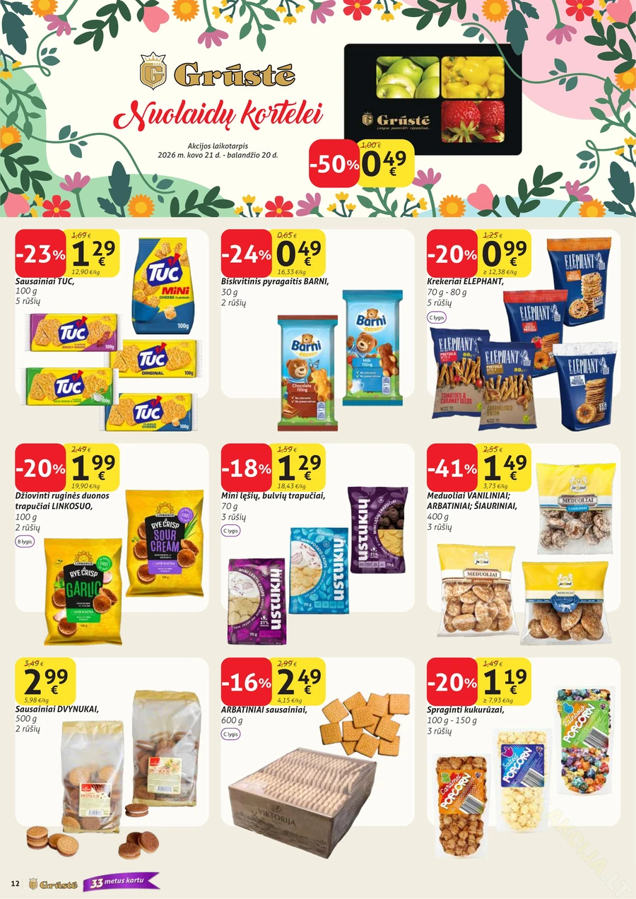 GRŪSTĖ akcijų leidinys Nr. 10 puslapis 12