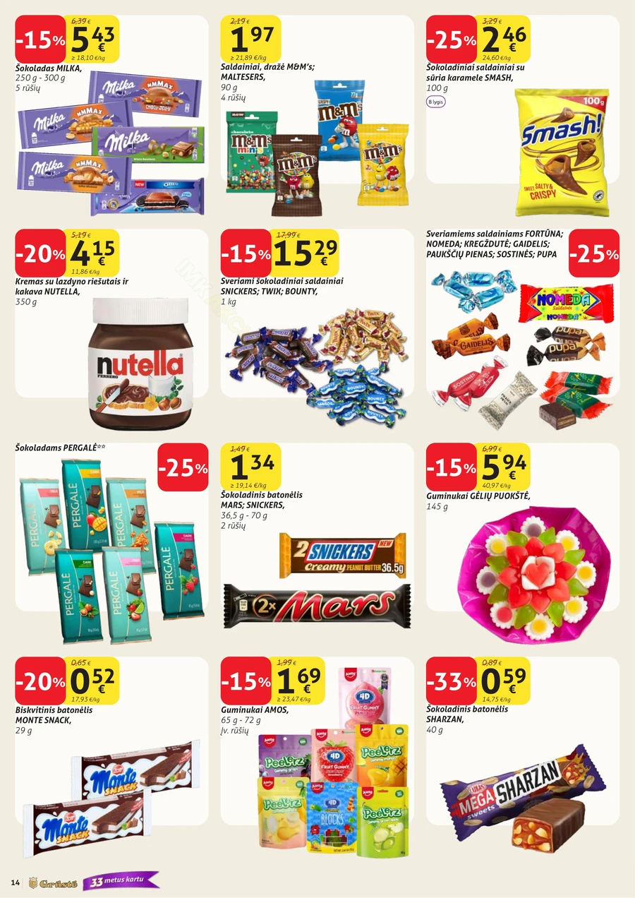 GRŪSTĖ akcijų leidinys Nr. 10 puslapis 14