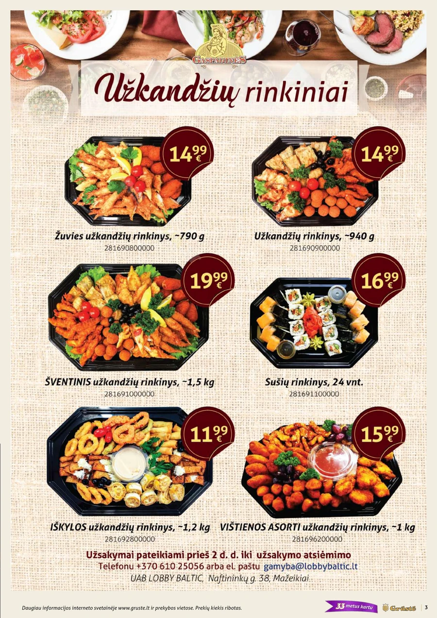 GRŪSTĖ akcijų leidinys Nr. 10 puslapis 3