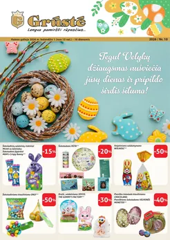 GRŪSTĖ akcijų leidinys Nr. 10