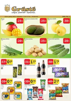 GRŪSTĖ akcijų leidinys Nr. 11