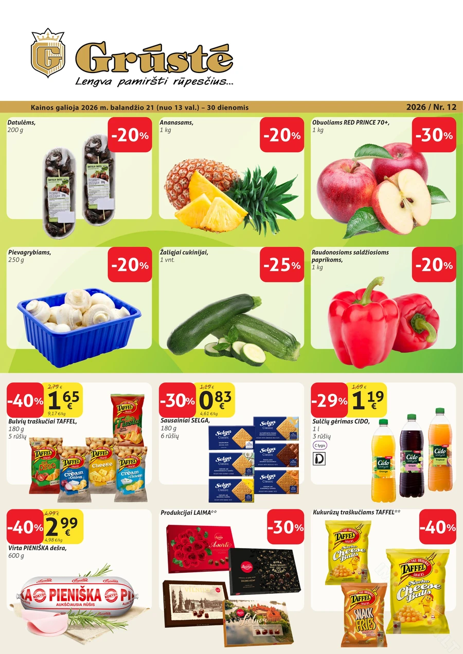 GRŪSTĖ akcijų leidinys Nr. 12 puslapis 1