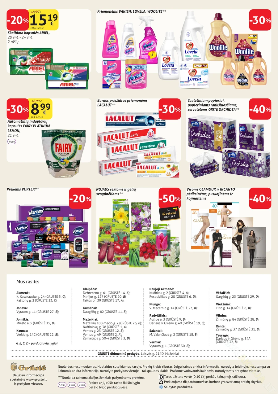 GRŪSTĖ akcijų leidinys Nr. 12 puslapis 12