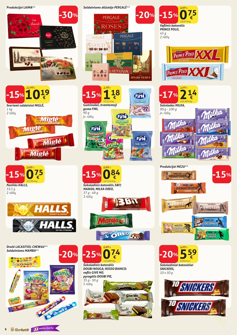 GRŪSTĖ akcijų leidinys Nr. 12 puslapis 8