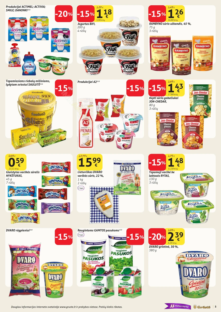 GRŪSTĖ akcijų leidinys Nr. 14 puslapis 5