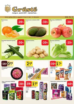 GRŪSTĖ akcijų leidinys Nr. 15