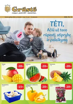 GRŪSTĖ akcijų leidinys Nr. 16