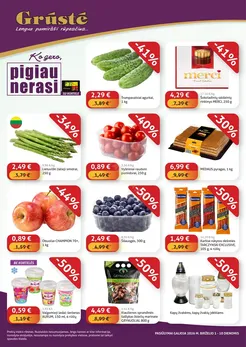 GRŪSTĖ akcijų leidinys „Ko gero, pigiau nerasi“