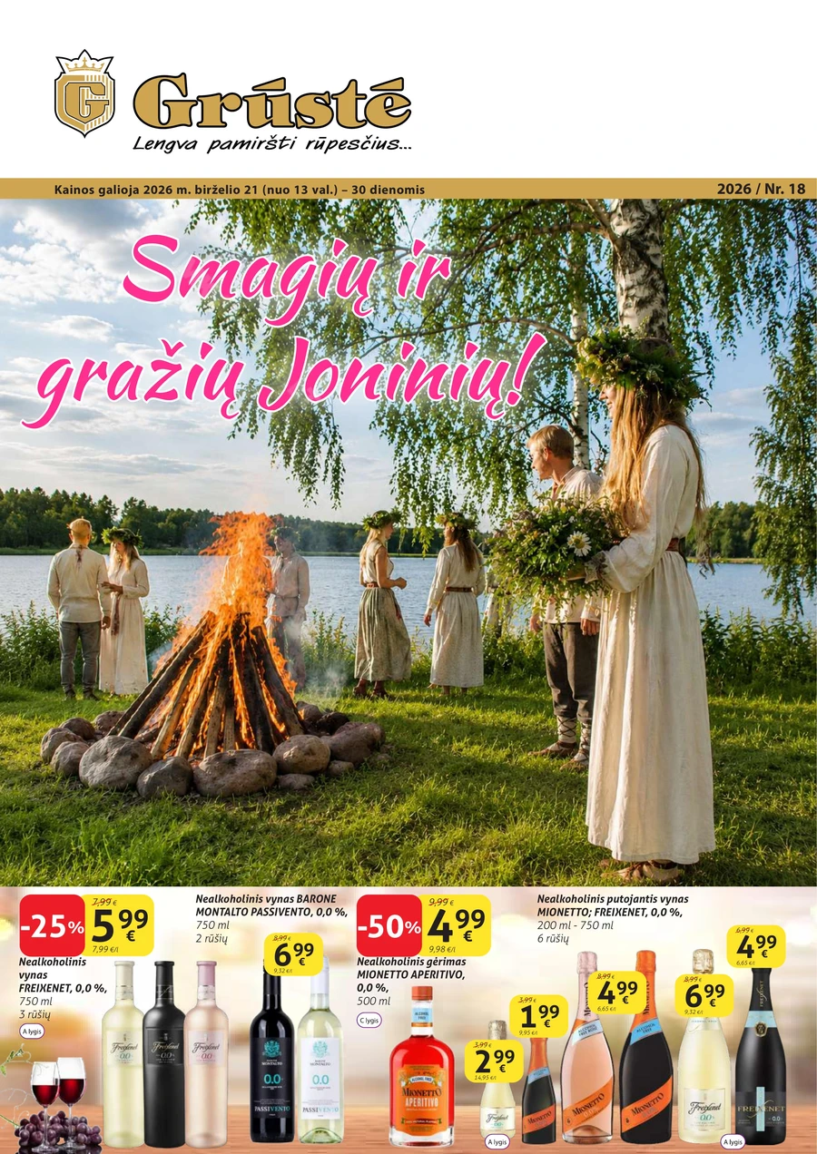 GRŪSTĖ akcijų leidinys Nr. 18 puslapis 1