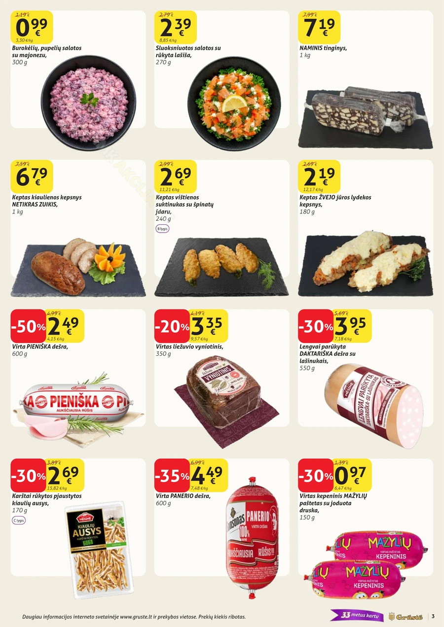 GRŪSTĖ akcijų leidinys Nr. 18 puslapis 3