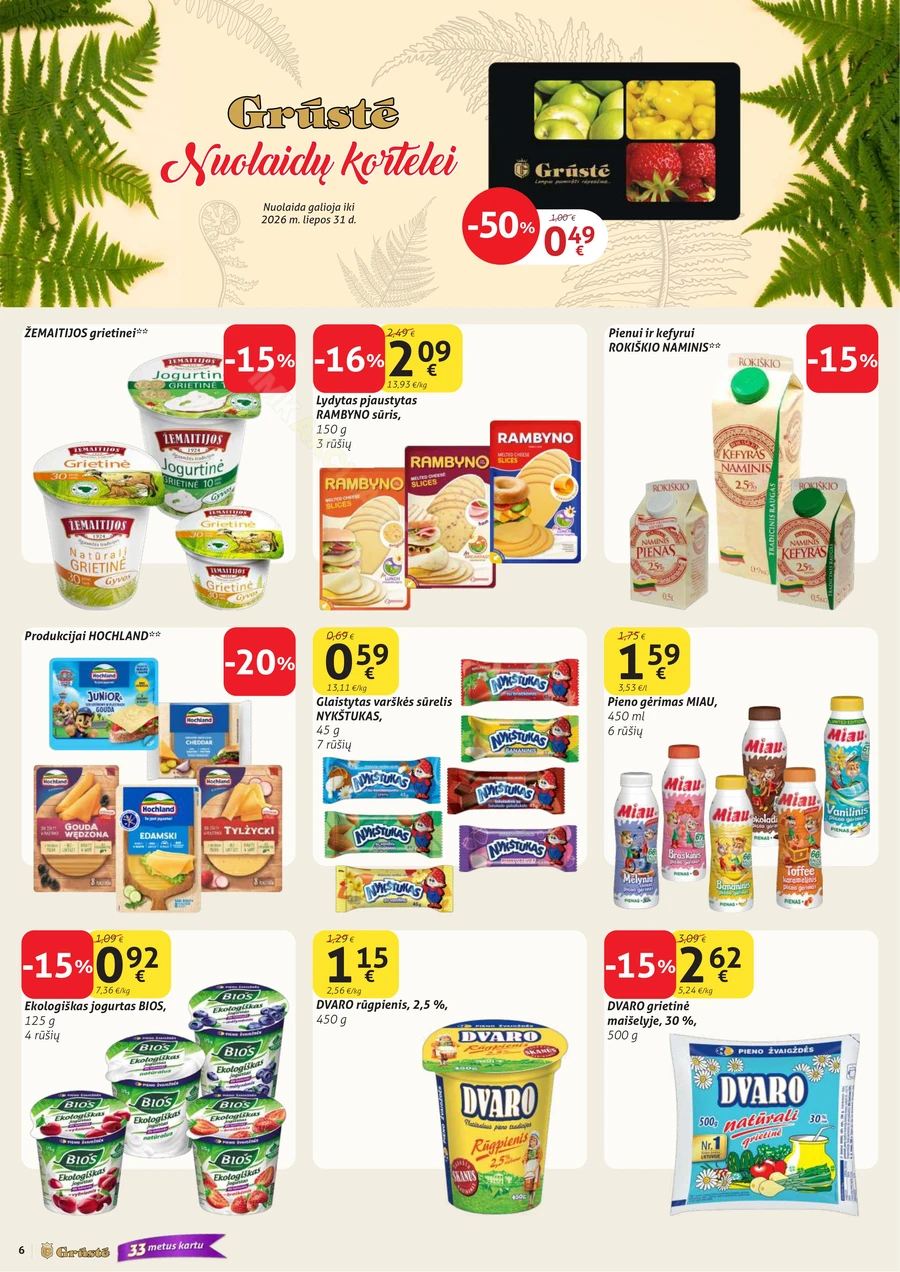 GRŪSTĖ akcijų leidinys Nr. 18 puslapis 6