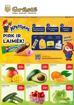 GRŪSTĖ akcijų leidinys Nr. 19