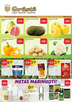 GRŪSTĖ akcijų leidinys Nr. 20