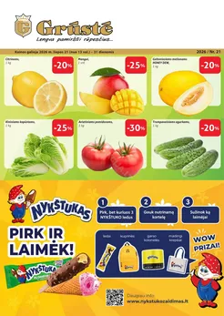 GRŪSTĖ akcijų leidinys Nr. 21
