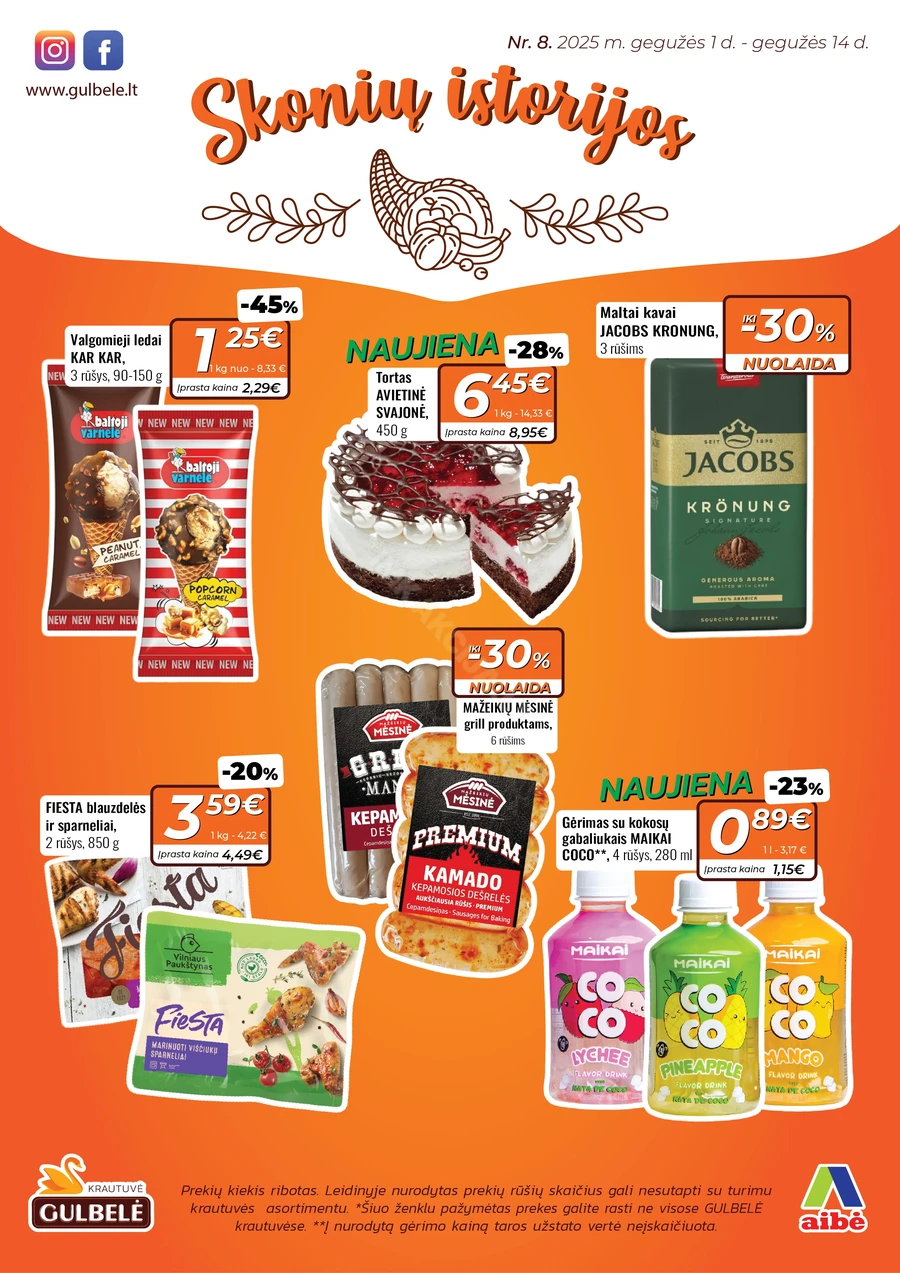 GULBELĖ akcijų leidinys Nr. 8 puslapis 1