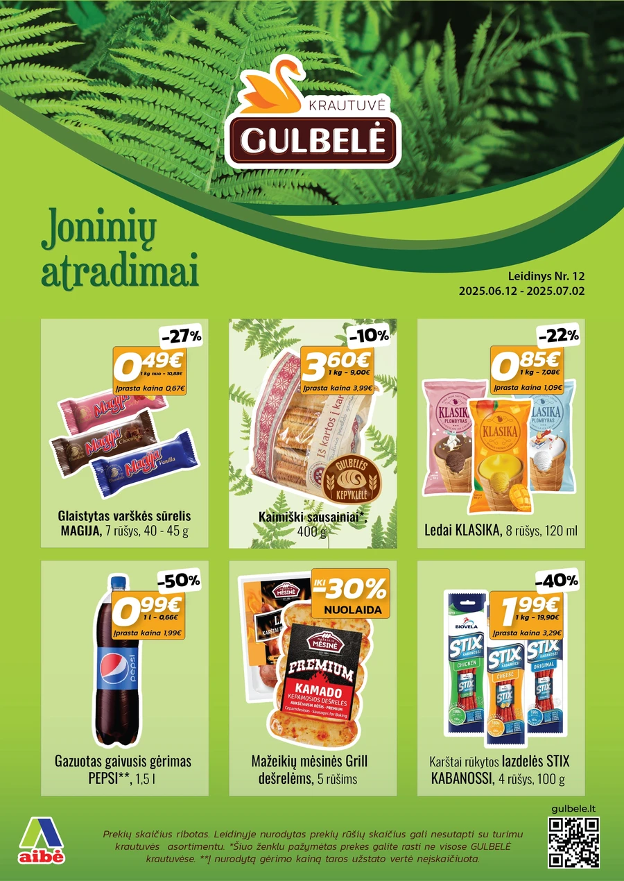 GULBELĖ akcijų leidinys Nr. 12 puslapis 1