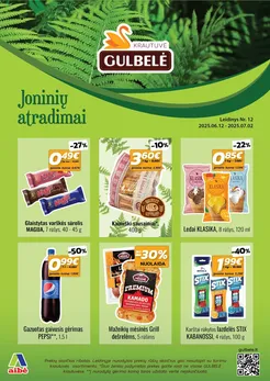 GULBELĖ akcijų leidinys Nr. 12