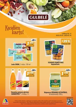 GULBELĖ akcijų leidinys Nr. 13