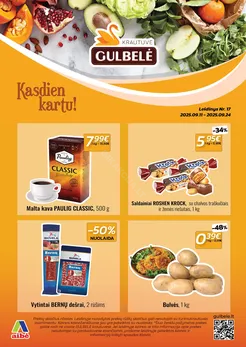 GULBELĖ akcijų leidinys Nr. 17