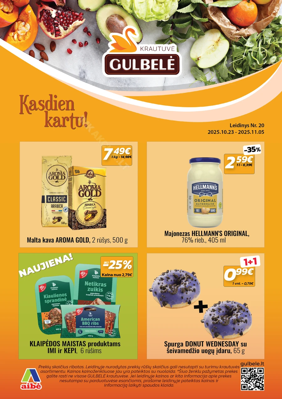 GULBELĖ akcijų leidinys Nr. 20 puslapis 1