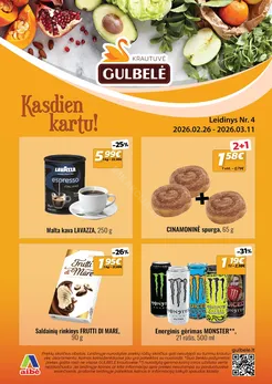 GULBELĖ akcijų leidinys Nr. 4