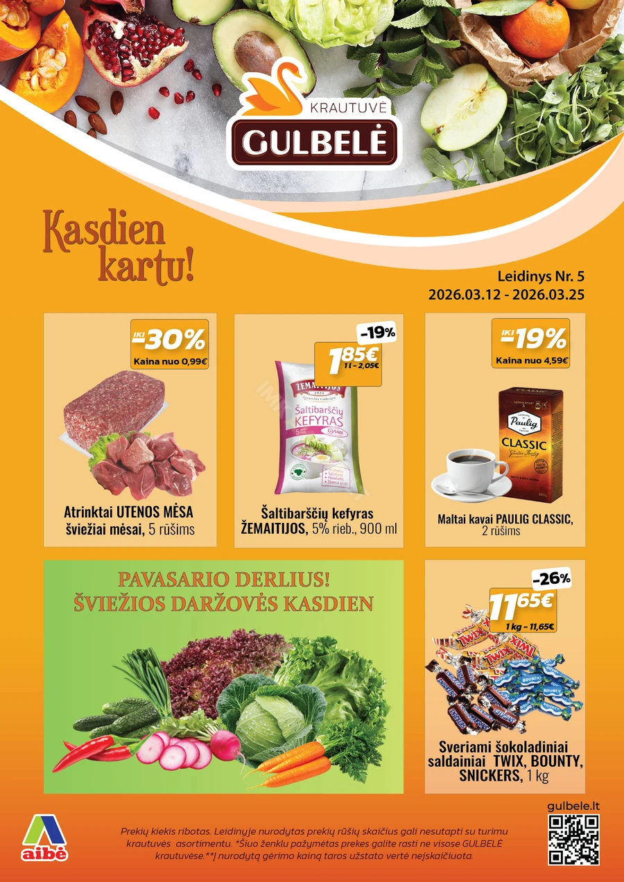 GULBELĖ akcijų leidinys Nr. 5 puslapis 1