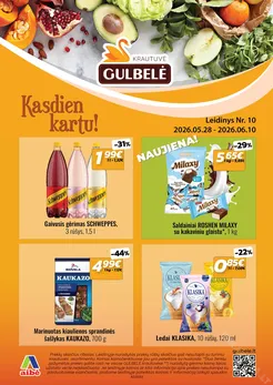 GULBELĖ akcijų leidinys Nr. 10