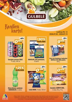 GULBELĖ akcijų leidinys Nr. 12