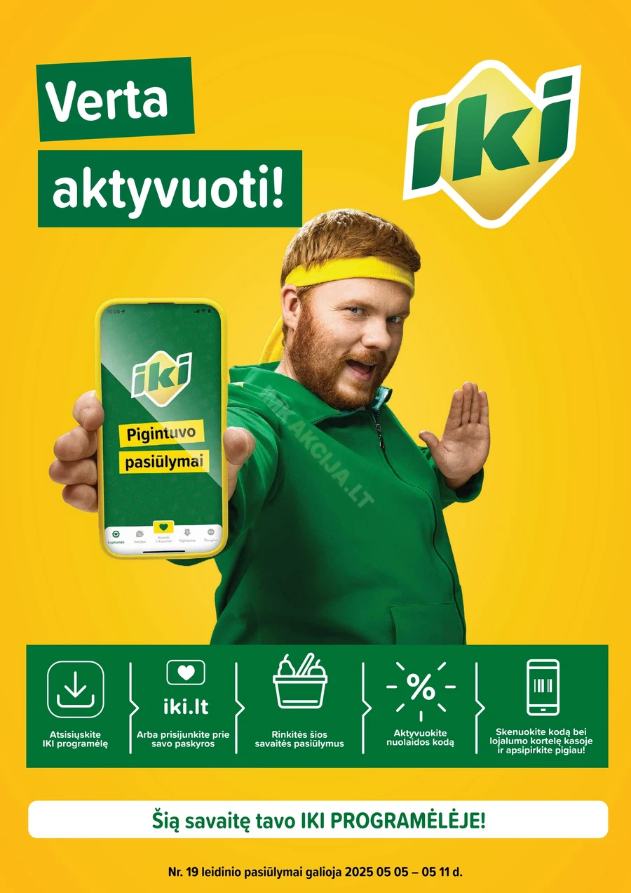 IKI leidinys „Pigintuvo pasiūlymai“ puslapis 1