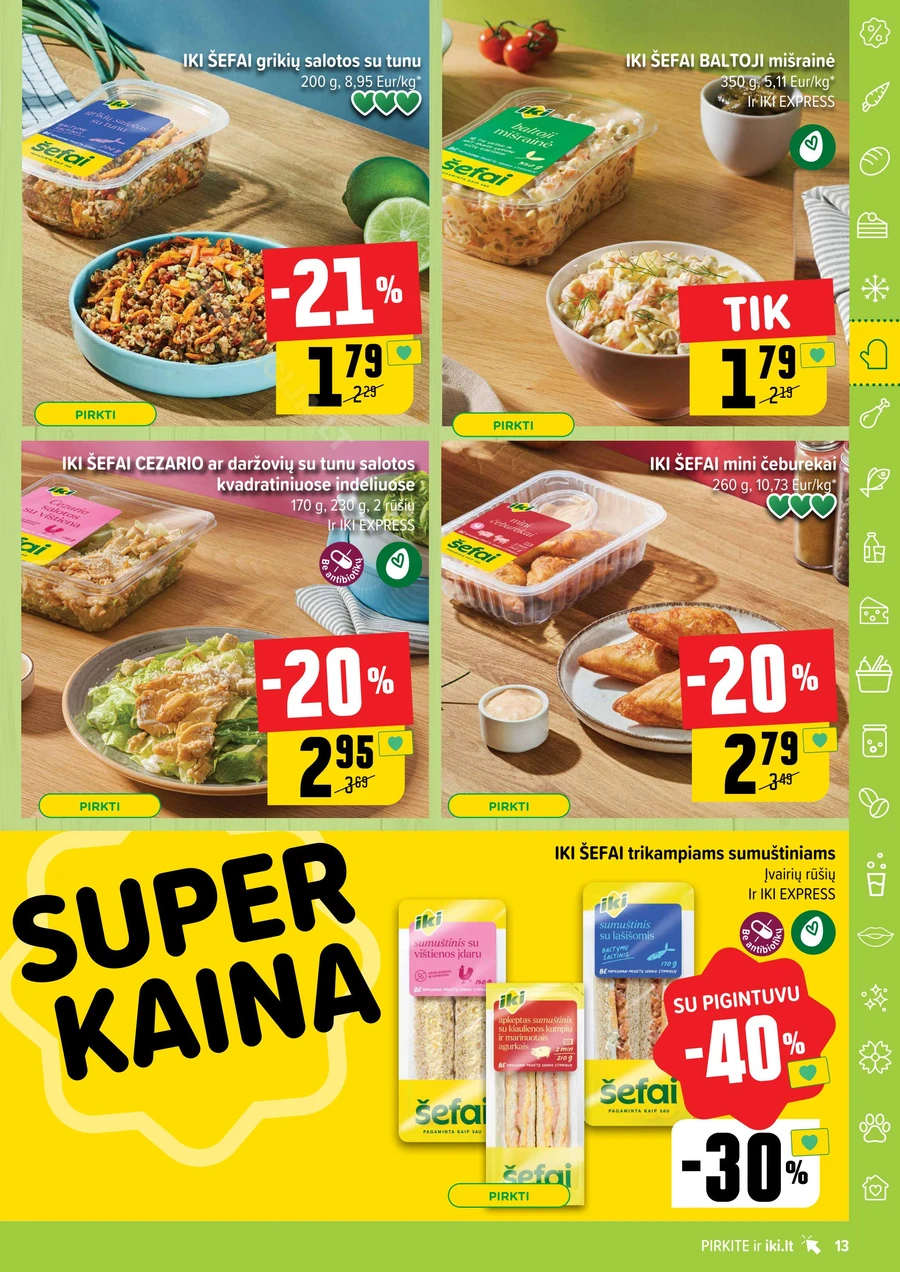 IKI SAVAITĖLĖ akcijų leidinys Nr. 24 puslapis 13