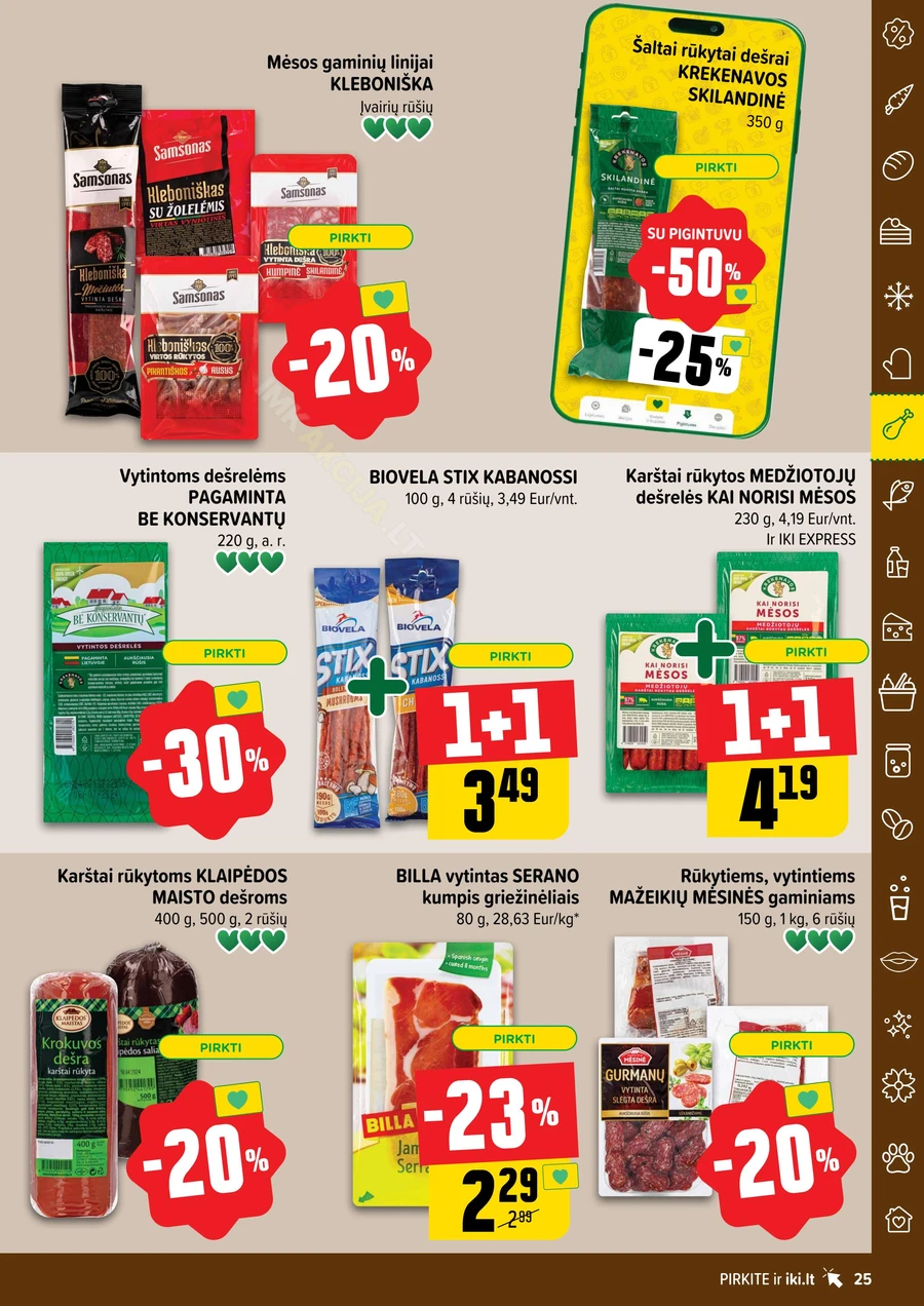 IKI SAVAITĖLĖ akcijų leidinys Nr. 24 puslapis 25