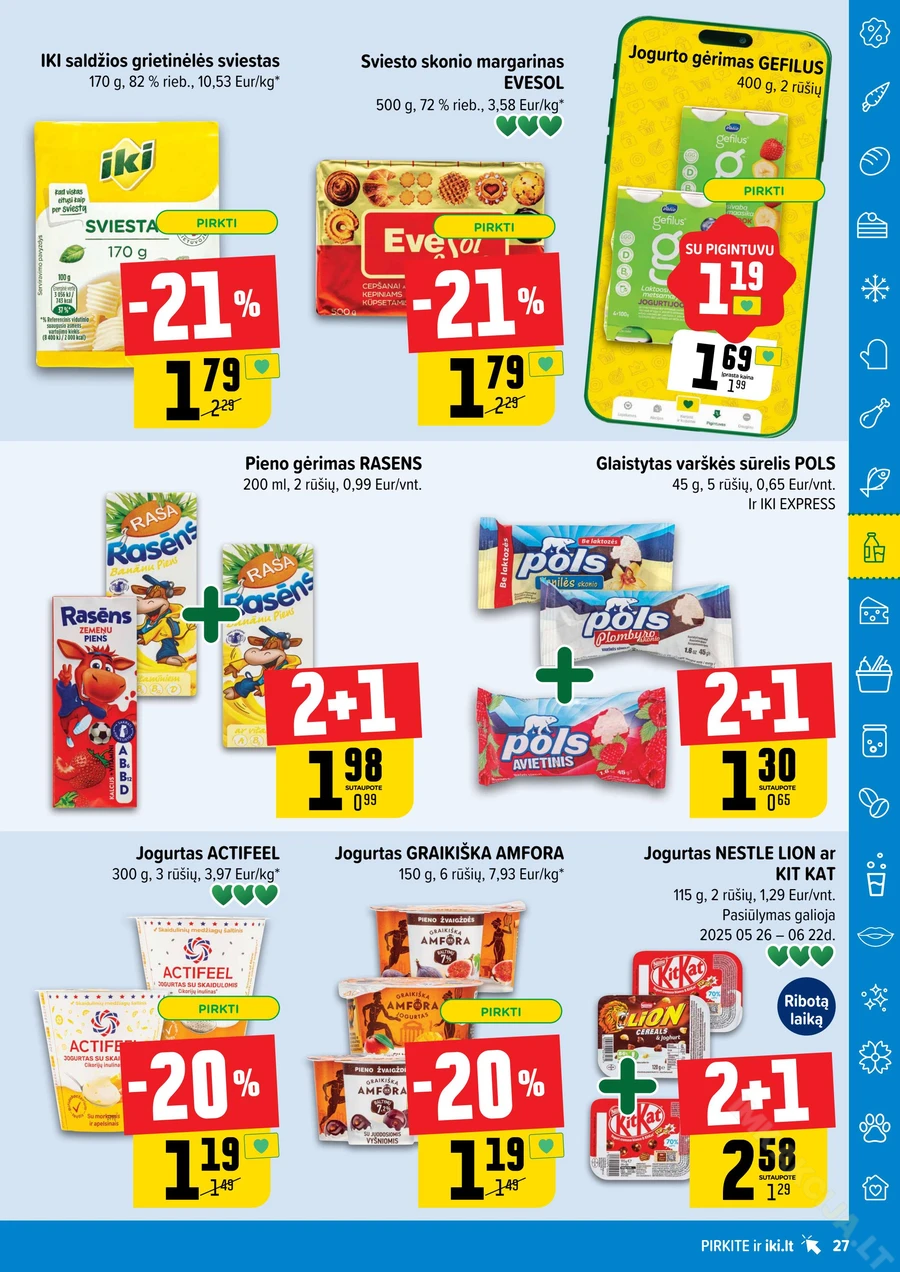IKI SAVAITĖLĖ akcijų leidinys Nr. 24 puslapis 27